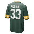 GB.Packers #33 Evan Williams Green Game Stitched Football American Jersey