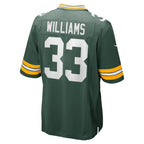 GB.Packers #33 Evan Williams Green Game Stitched Football American Jersey