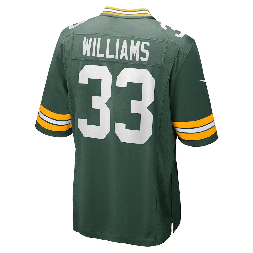GB.Packers #33 Evan Williams Green Game Stitched Football American Jersey