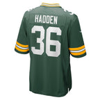 GB.Packers #36 Kamal Hadden Green Team Game Stitched Football American Jersey