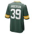 GB.Packers #39 Zayne Anderson Green Team Game Stitched Football American Jersey