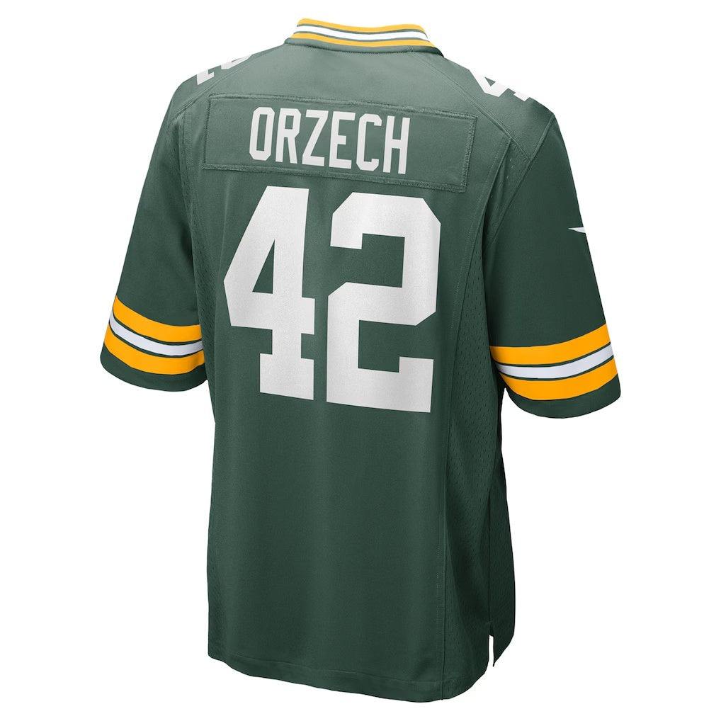GB.Packers #42 Matt Orzech Green Game Stitched Football American Jersey