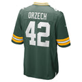 GB.Packers #42 Matt Orzech Green Game Stitched Football American Jersey