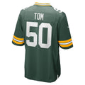 GB.Packers #50 Zach Tom Green Game Player Stitched Football American Jersey