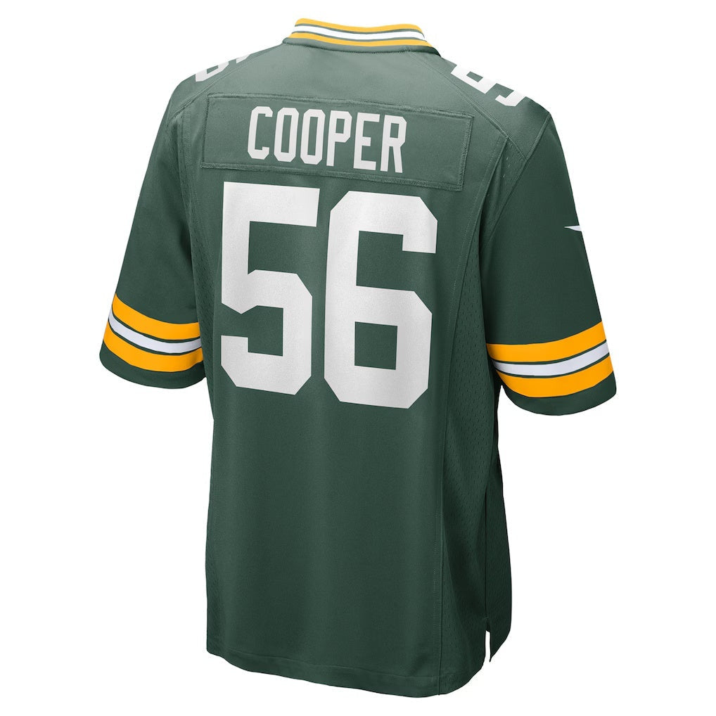 GB.Packers #56 Edgerrin Cooper Green Game Stitched Football American Jersey