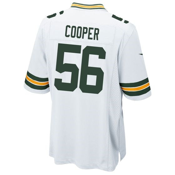 GB.Packers #56 Edgerrin Cooper White Game Player Stitched Football American Jersey