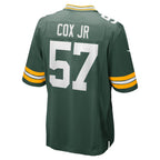 GB.Packers #57 Brenton Cox Jr. Green Game Stitched Football American Jersey