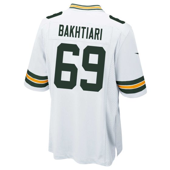 GB.Packers #69 David Bakhtiari White Game Player Stitched Football American Jersey