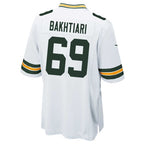 GB.Packers #69 David Bakhtiari White Game Player Stitched Football American Jersey