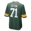 GB.Packers #71 Josh Sitton Green Retired Game Stitched Football American Jersey