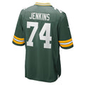 GB.Packers #74 Elgton Jenkins Green Game Stitched Football American Jersey