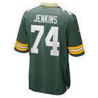 GB.Packers #74 Elgton Jenkins Green Game Stitched Football American Jersey