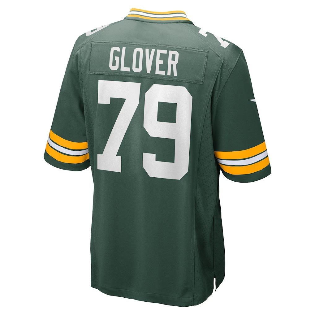 GB.Packers #79 Travis Glover Green Game Stitched Football American Jersey