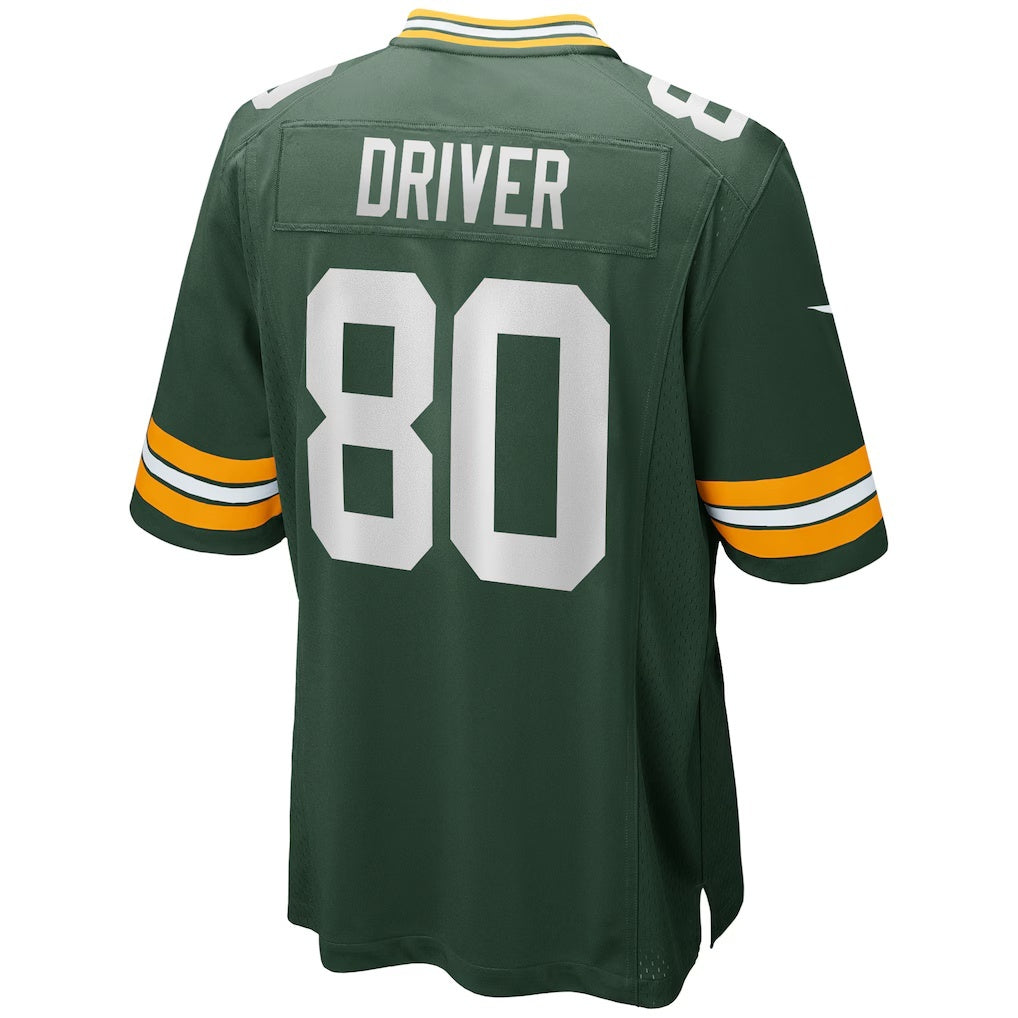 GB.Packers #80 Donald Driver Green Game Retired Player Stitched Football American Jersey