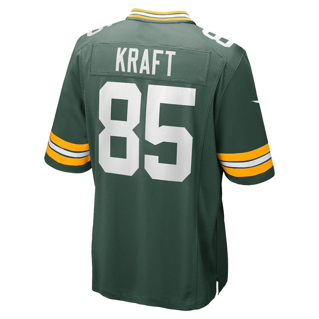 GB.Packers #85 Tucker Kraft Green Game Stitched Football American Jersey