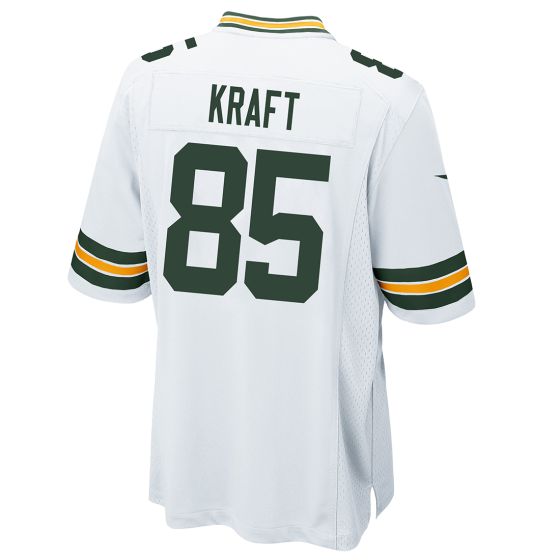 GB.Packers #85 Tucker Kraft White Game Stitched Football American Jersey