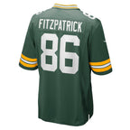 GB.Packers #86 John FitzPatrick Green Team Game Stitched Football American Jersey