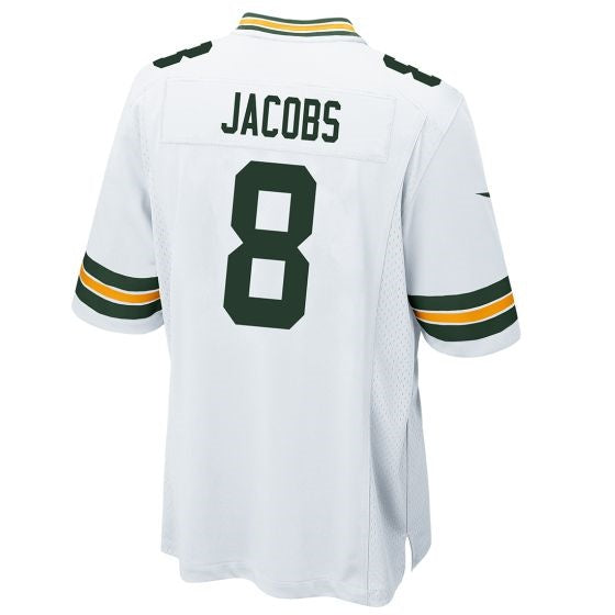 GB.Packers #8 Josh Jacobs Away Game Stitched Football American Jersey
