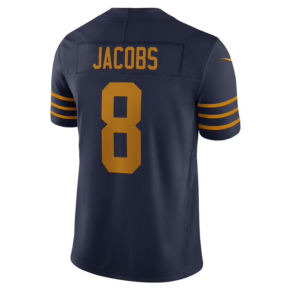 GB.Packers #8 Josh Jacobs Navy The 1923 Classic Vapor F.U.S.E. Limited Stitched Football American Jersey