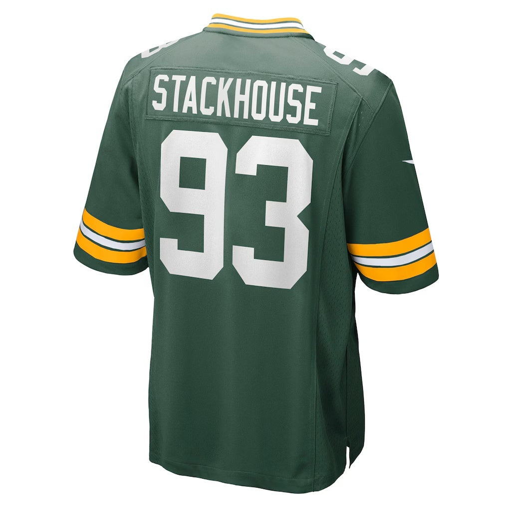 GB.Packers #93 Nazir Stackhouse Green Team Game Stitched Football American Jersey