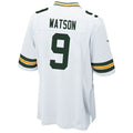 GB.Packers #9 Christian Watson Away Game Stitched Football American Jersey