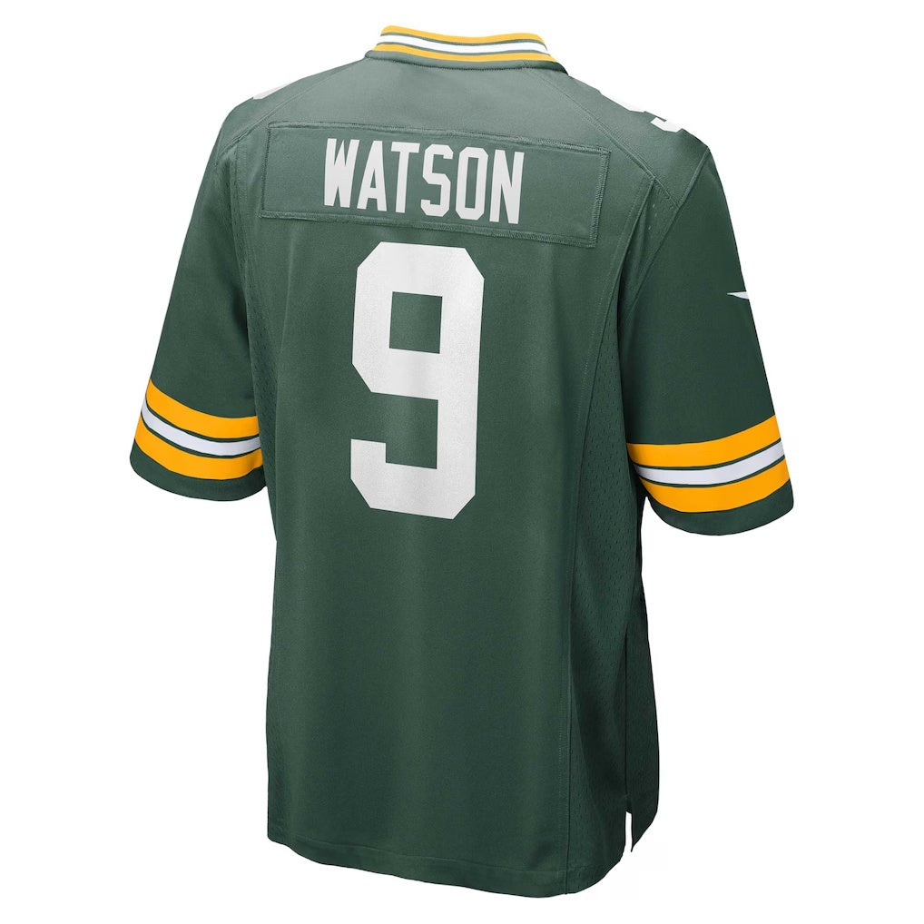GB.Packers #9 Christian Watson Green Game Stitched Football American Jersey