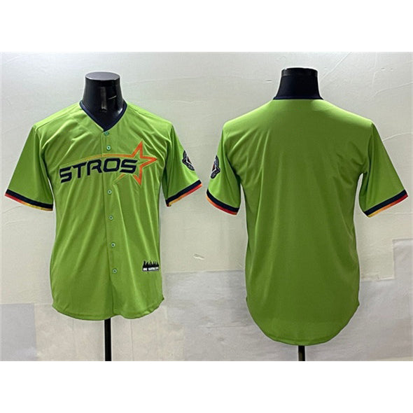 Houston Astros Blank Green 2025 City Connect Limited Stitched Baseball Jersey