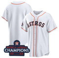 Houston Astros Blank White 2022 World Series Champions Home Stitched Baseball Jersey
