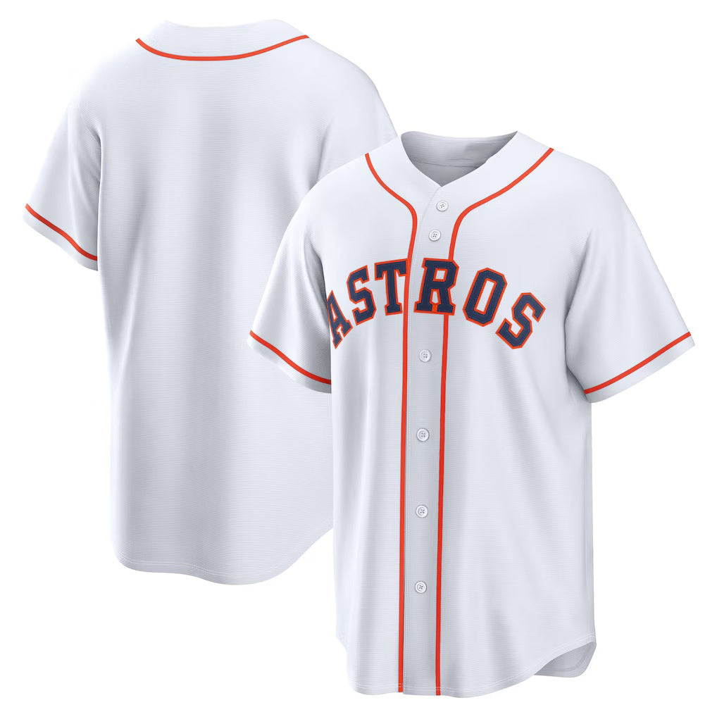 Houston Astros White Home Replica Baseball Jersey