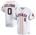 Houston Astros #0 Luis Guillorme White 2025 Home Limited Stitched Baseball Jersey