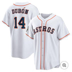 Houston Astros #14 Mauricio Dubón White Home Baseball Jersey