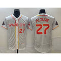 Houston Astros #27 Jose Altuve Number White 2023 City Connect Flex Base Stitched Baseball Jersey