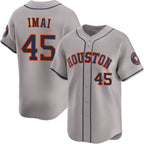 Houston Astros #45 Tatsuya Imai Grey 2026 Limited Stitched Baseball Jersey
