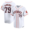 Houston Astros #79 Jose Abreu White Home Limited Player Baseball Jersey