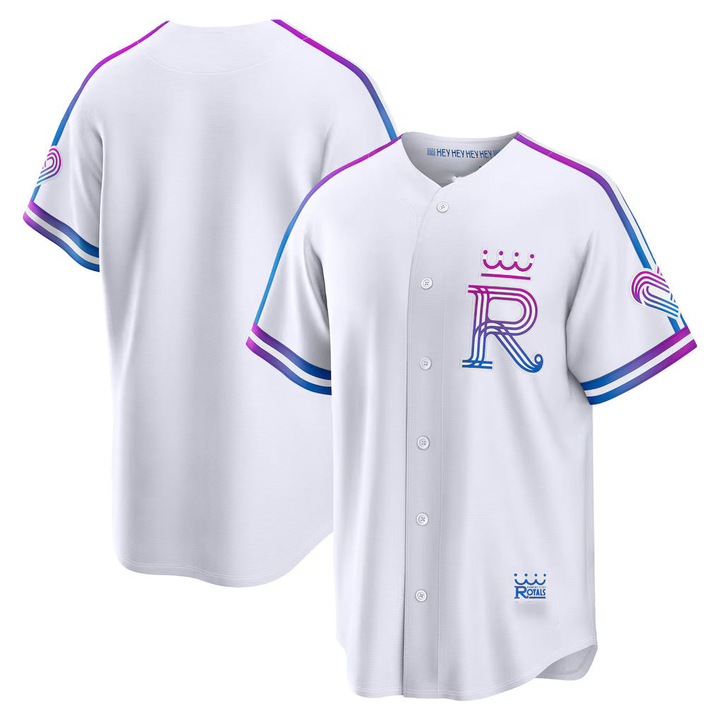 Kansas City Royals White 2026 City Connect Stadium Baseball Jersey
