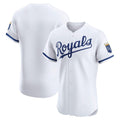 Kansas City Royals White Home Elite Baseball Jersey