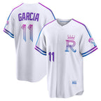 Kansas City Royals #11 Maikel Garcia White 2026 City Connect Stadium Baseball Jersey