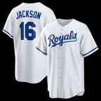 Kansas City Royals #16 Bo Jackson White Home Retired Player Replica Baseball Jersey