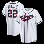 Korea Baseball #22 Jung Hoo Lee 2026 World Baseball Classic Home Stadium Baseball Jersey - White
