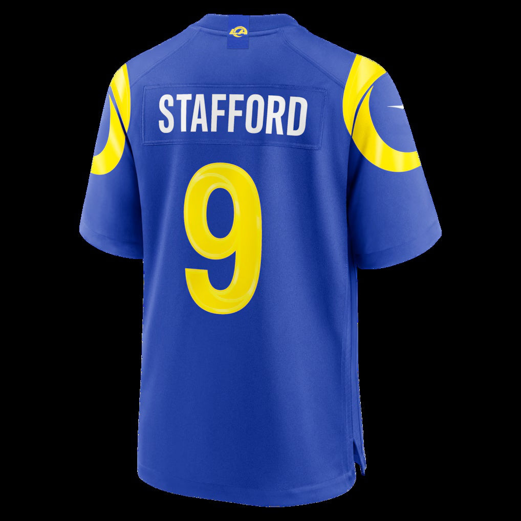 LA.Rams #9 Matthew Stafford Royal Team Game Player Stitched Football American Jersey