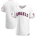 Los Angeles Angels White Home Authentic Team Baseball Jersey
