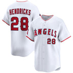 Los Angeles Angels #28 Kyle Hendricks White 2024 Home Limited Stitched Baseball Jersey