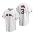 Los Angeles Angels #3 Waylor Ward White Cool Base Stitched Baseball Jersey
