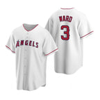Los Angeles Angels #3 Waylor Ward White Cool Base Stitched Baseball Jersey