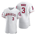 Los Angeles Angels #3 Waylor Ward White Flex Base Stitched Baseball Jersey