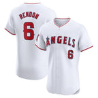 Los Angeles Angels #6 Anthony Rendon White Home Elite Playe Baseball Jersey