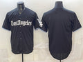 Los Angeles Dodgers Blank Black 'Gothic Edition' Vapor Premier Limited Stitched Baseball Jersey