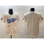 Los Angeles Dodgers Blank Cream 2025 Tokyo Series Limited Stitched Baseball jersey