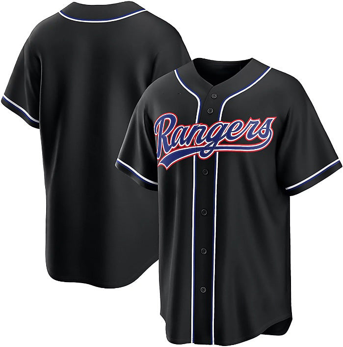 Los Angeles Dodgers Blank Fashion Black Out Stitched Baseball Jersey