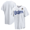 Los Angeles Dodgers Blank White 2024 World Series Cool Base Stitched Baseball jersey